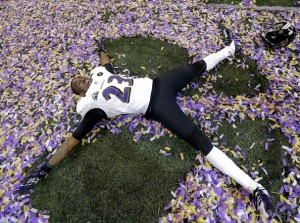 Super Bowl XLVII Confetti Angel