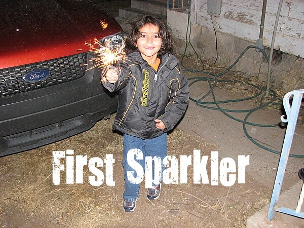 First Sparkler