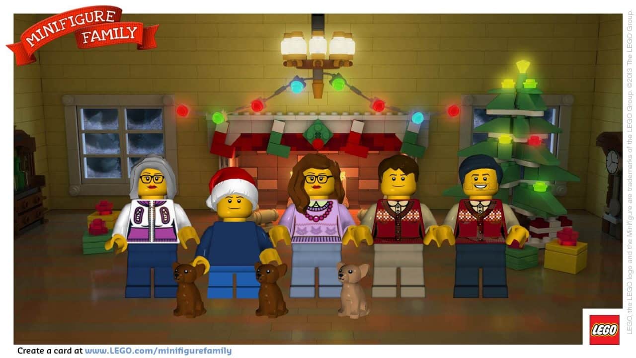 LEGO holiday card