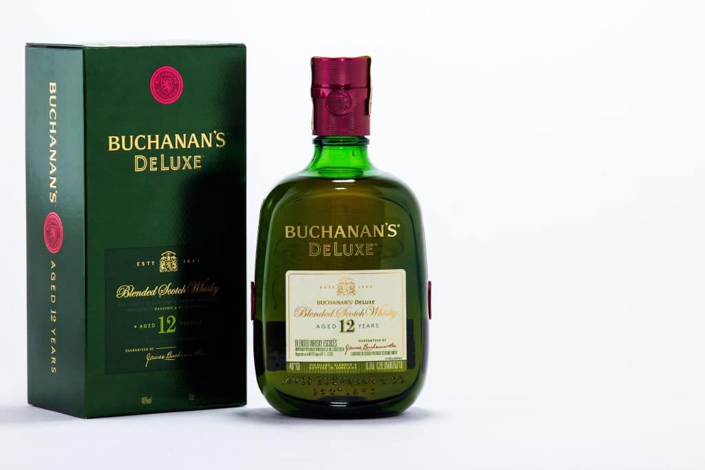 Buchanan's Deluxe Scotch Whisky bottle